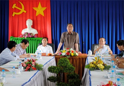 Le Hong Anh travaille avec les autorités de Kien Giang - ảnh 1